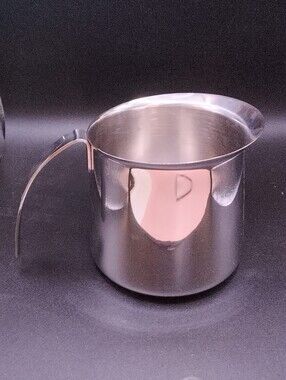 Krups Espresso Milk Frothing Pitcher Model 989 Stainless Steel Latte Replacement